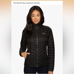 The North Face Women's Thermoball EV TNF Black Quilted Puffer Jacket Small